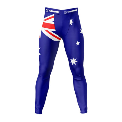 Australian Patriotic Compression Pants - Summo Sports
