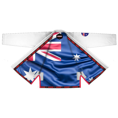 Australian White Sublimation Brazilian Jiu Jitsu Gi (BJJ GI) - Summo Sports