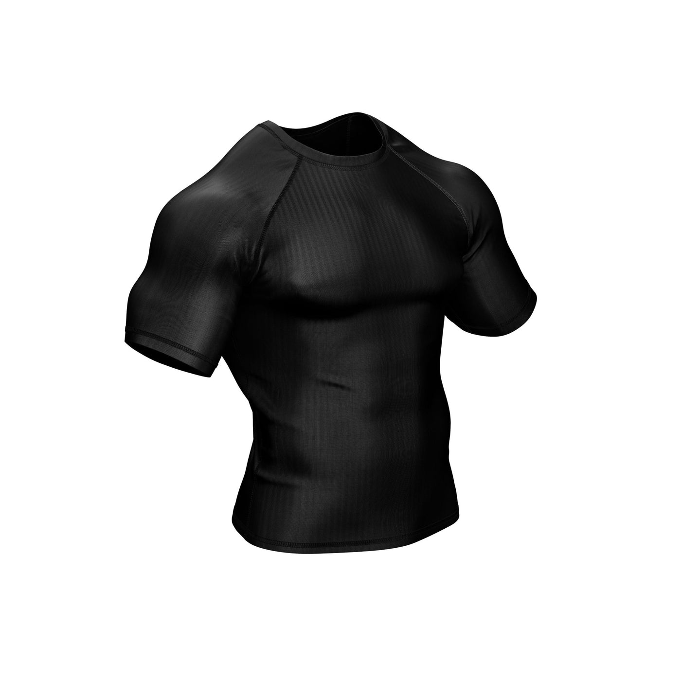 Black with Black Sleeves Ranked Rashguard - Summo Sports