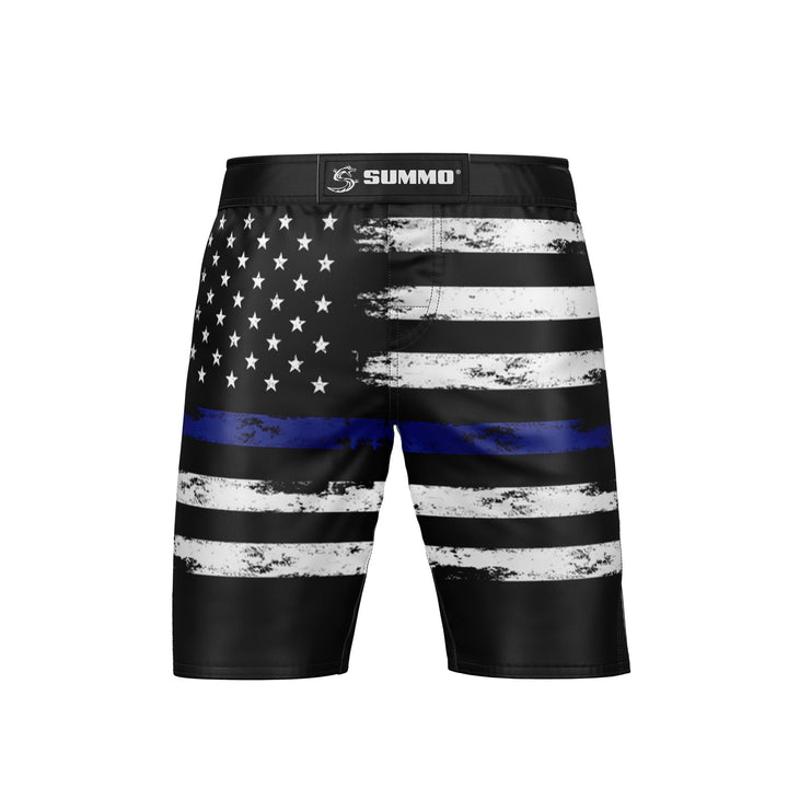 Blue American MMA Shorts - Summo Sports