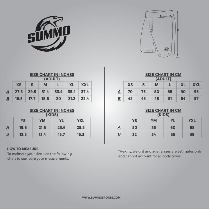 Blue American MMA Shorts - Summo Sports