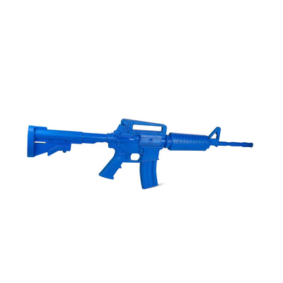 Blue Hard Rubber Assault Rifle For Training - Summo Sports