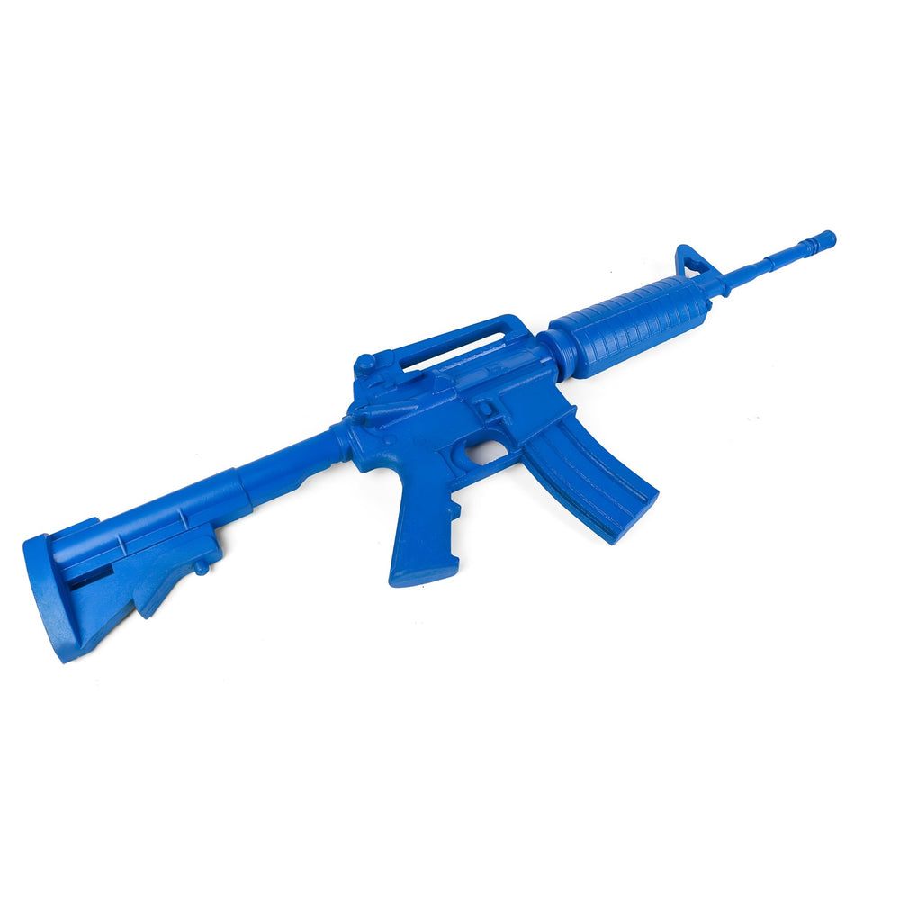 Blue Hard Rubber Assault Rifle For Training - Summo Sports