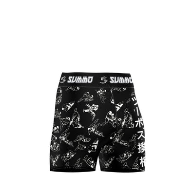 Brawlers Showdown Compression Shorts - Summo Sports