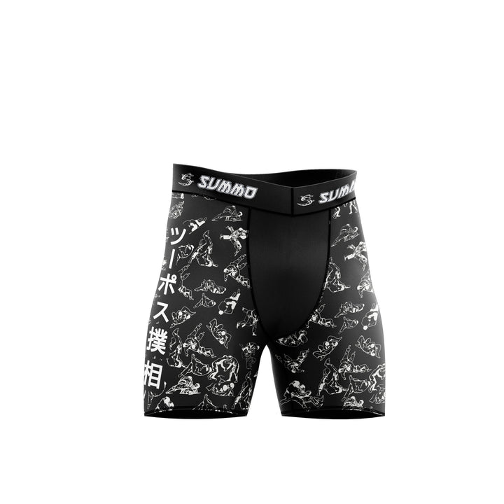 Brawlers Showdown Compression Shorts - Summo Sports