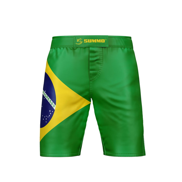 Brazilian Patriotic MMA Shorts - Summo Sports