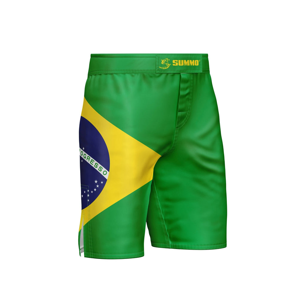 Brazilian Patriotic MMA Shorts - Summo Sports