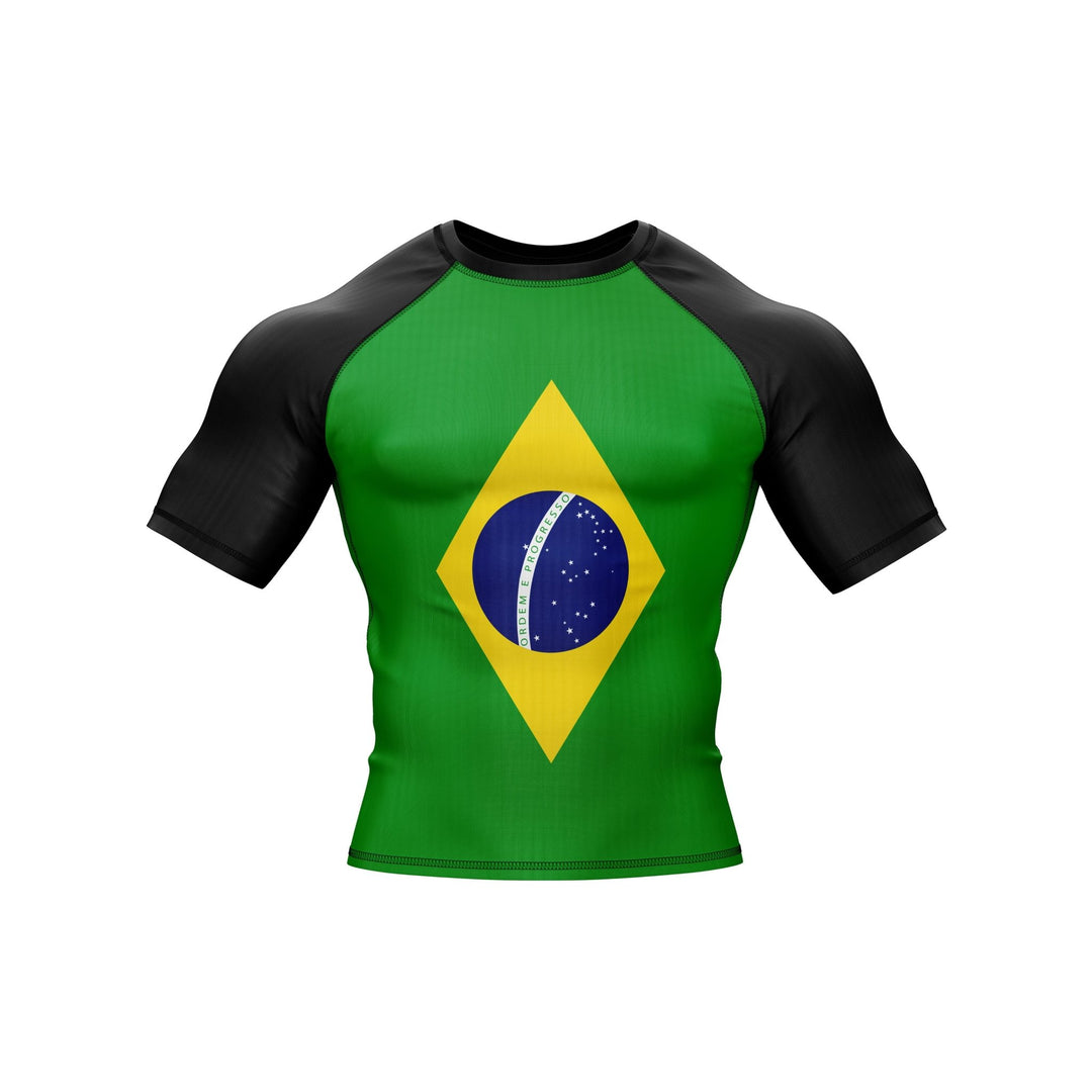 Brazilian Patriotic Rash Guard For Men/Women - Summo Sports