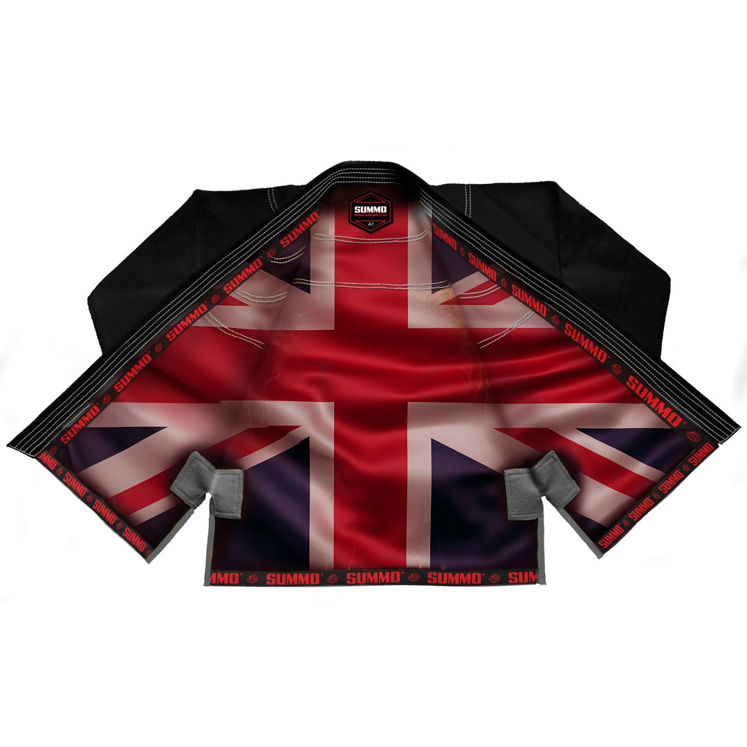 British Black Sublimation Brazilian Jiu Jitsu Gi (BJJ GI) - Summo Sports