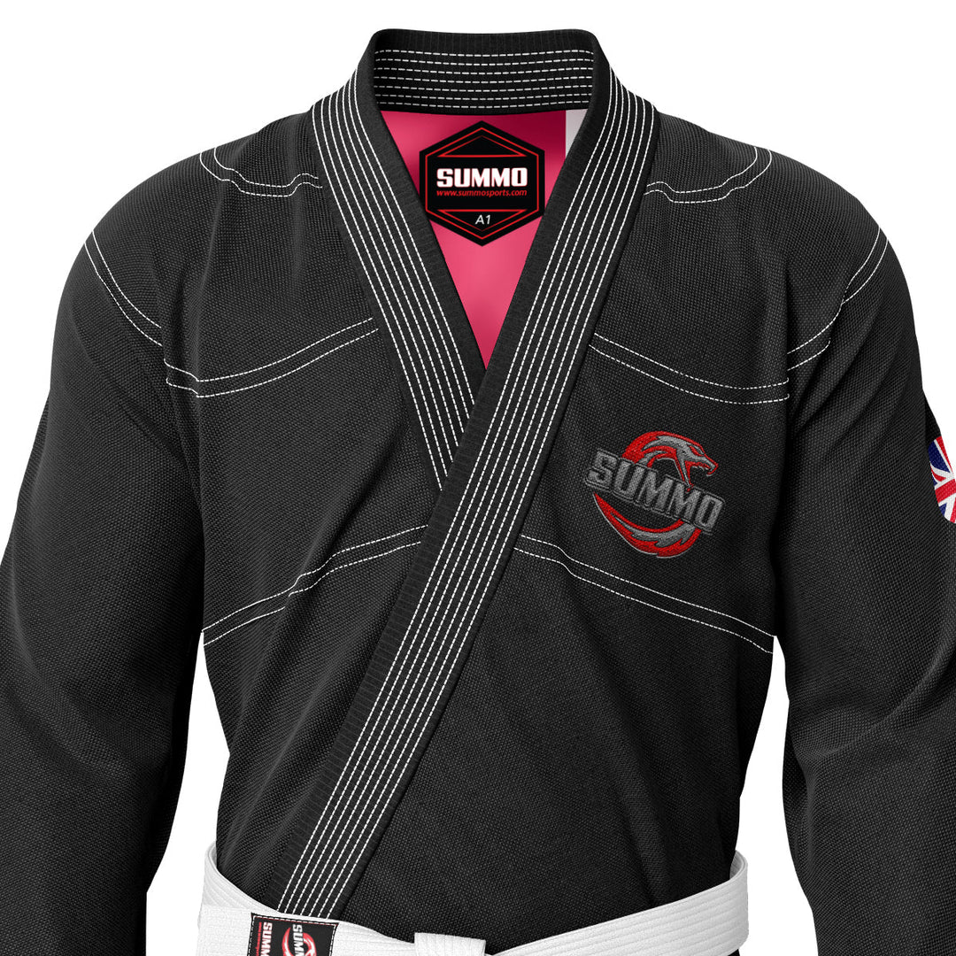 British Black Sublimation Brazilian Jiu Jitsu Gi (BJJ GI) - Summo Sports