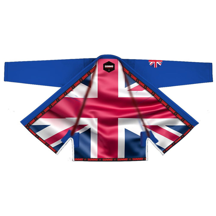 British Blue Sublimation Brazilian Jiu Jitsu Gi (BJJ GI) - Summo Sports