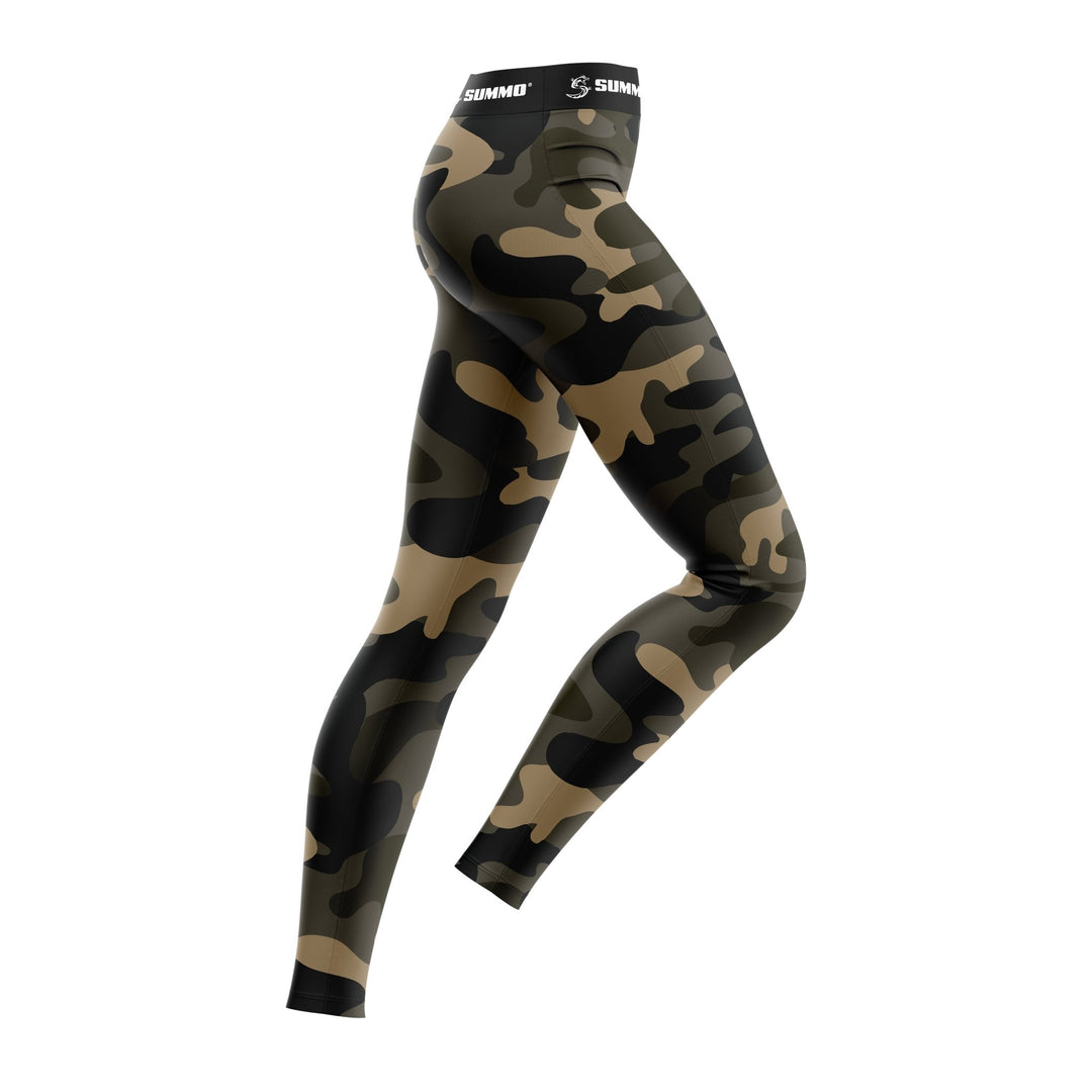 Camo compression leggings women's hotsell