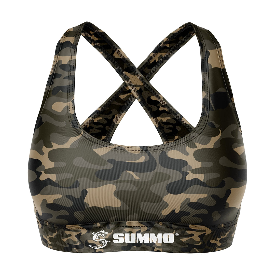 Camo Women Sports Bra - Summo Sports