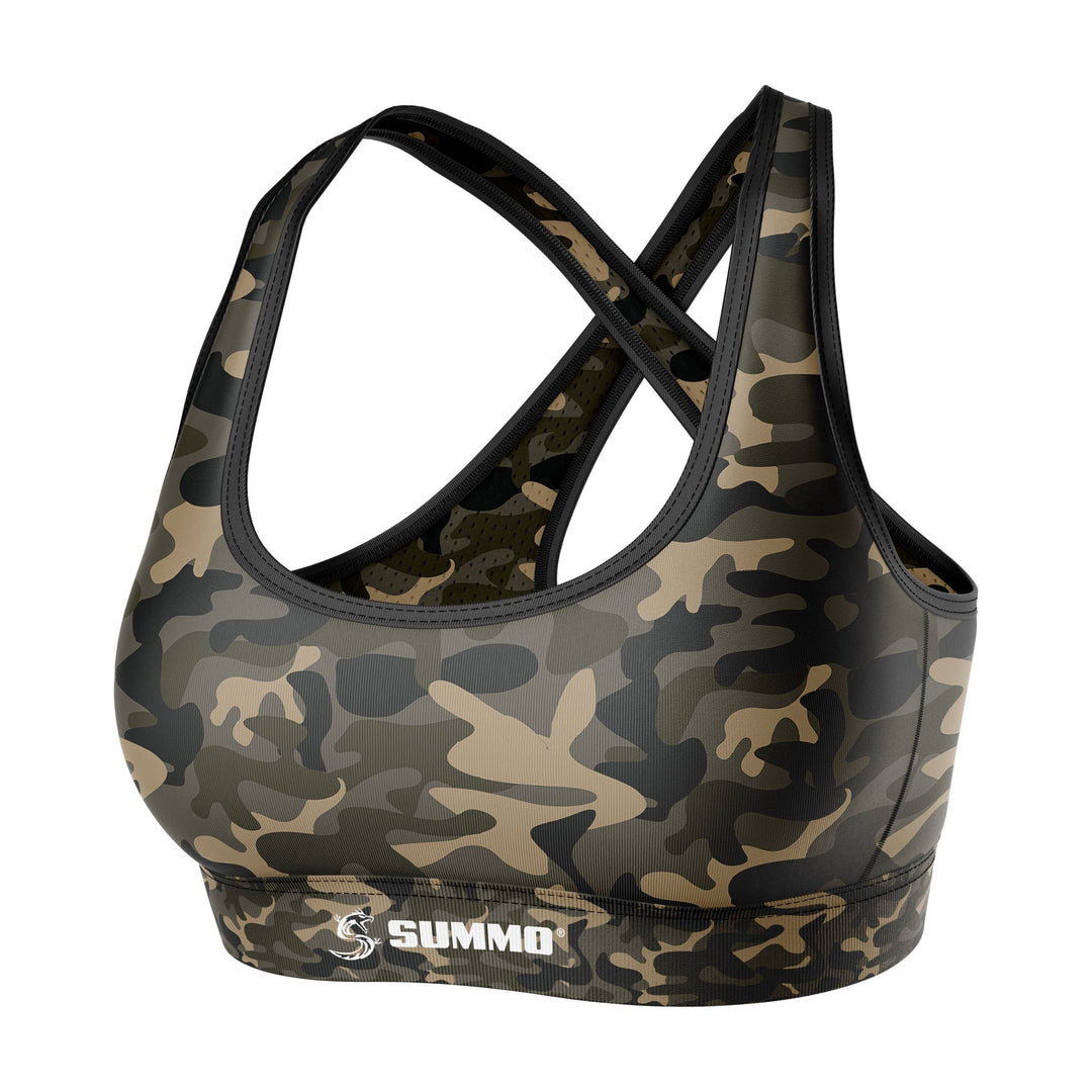 Camo Women Sports Bra - Summo Sports