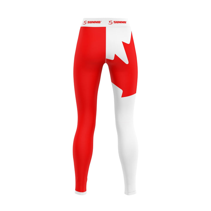 Canadian Patriotic Compression Pants - Summo Sports