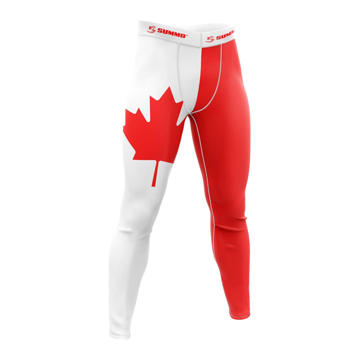 Canadian Patriotic Compression Pants - Summo Sports