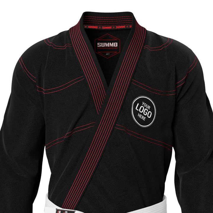 Custom Black Brazilian Jiu Jitsu Gi (BJJ GI) - Summo Sports