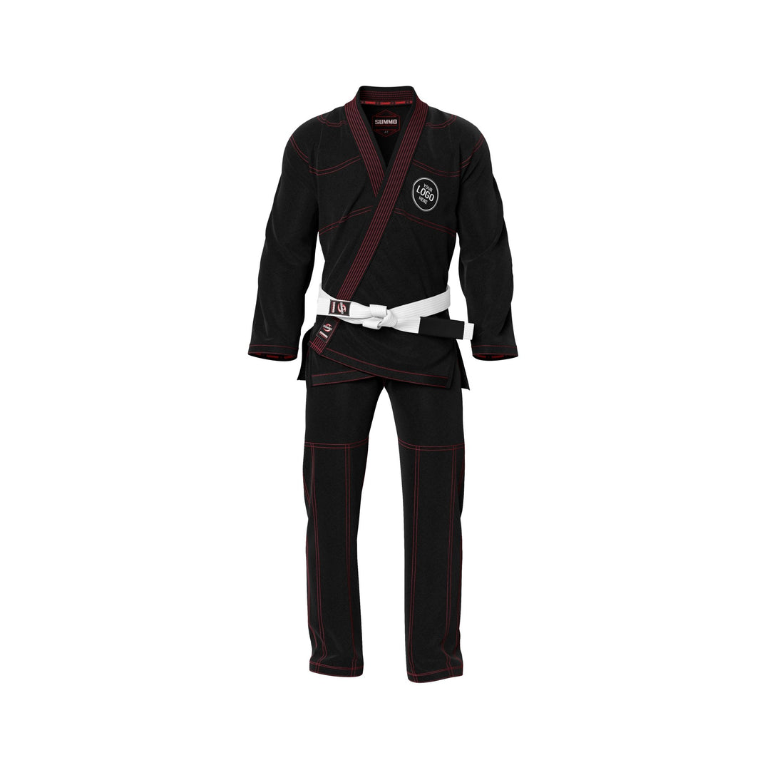 Custom Black Brazilian Jiu Jitsu Gi (BJJ GI) - Summo Sports