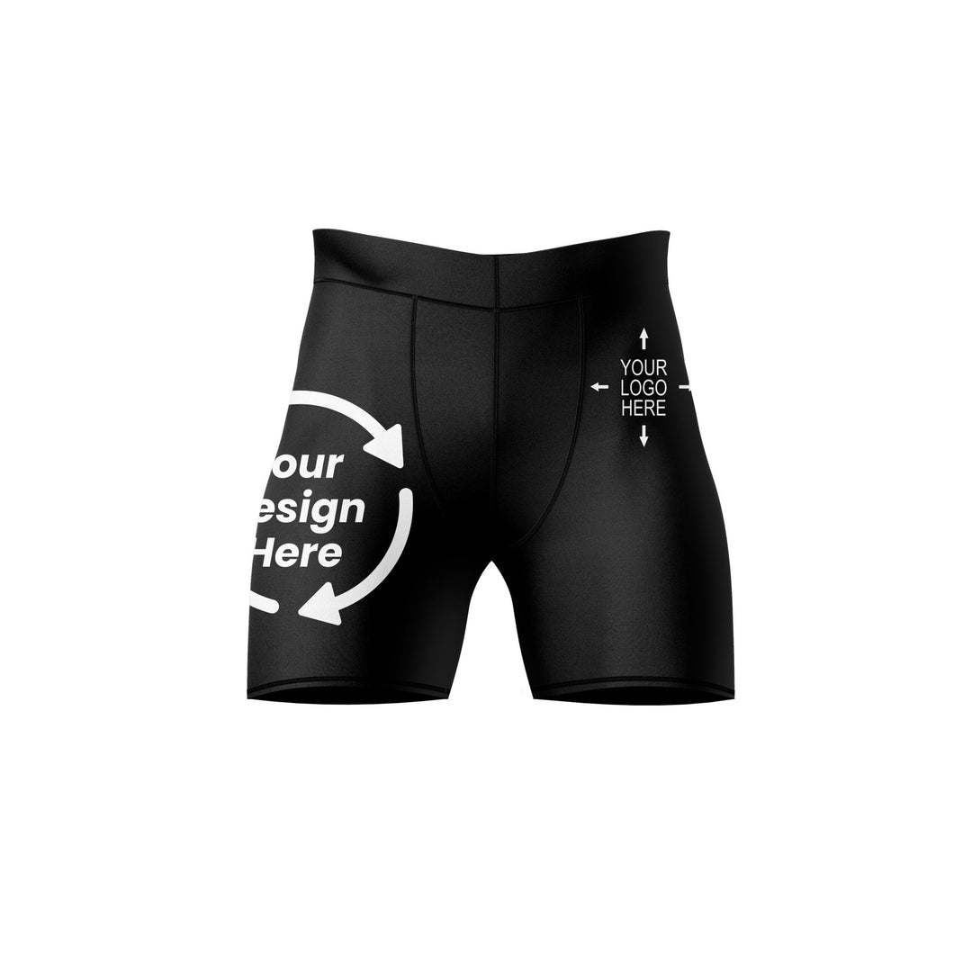 Custom Black Compression Shorts - Summo Sports