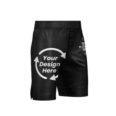 Custom Black MMA Shorts - Summo Sports