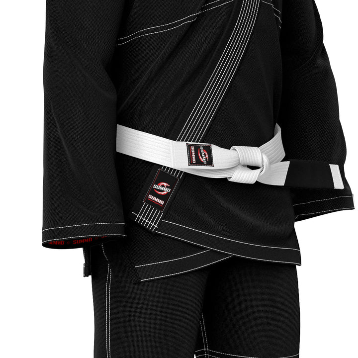 Custom Name/Logo Black Brazilian Jiu Jitsu Gi (BJJ GI) - Summo Sports