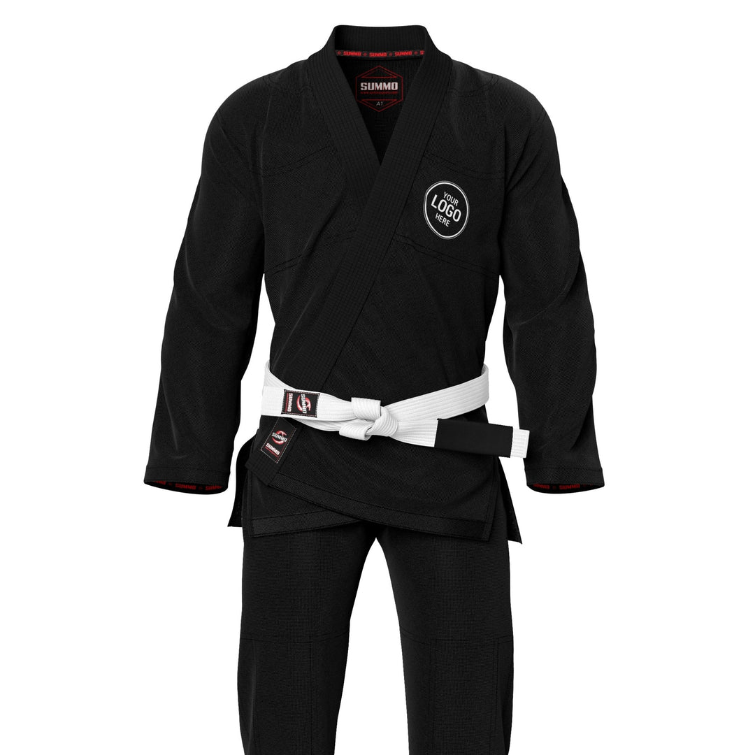 Custom Name/Logo Brazilian Black Jiu Jitsu Gi (BJJ GI) - Summo Sports