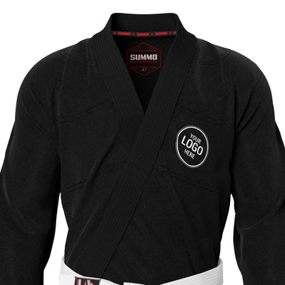 Custom Name/Logo Brazilian Black Jiu Jitsu Gi (BJJ GI) - Summo Sports