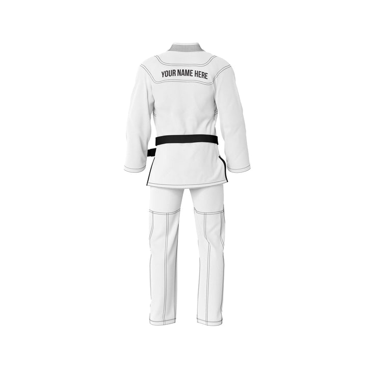 Custom Name/Logo White Brazilian Jiu Jitsu Gi (BJJ GI) - Summo Sports