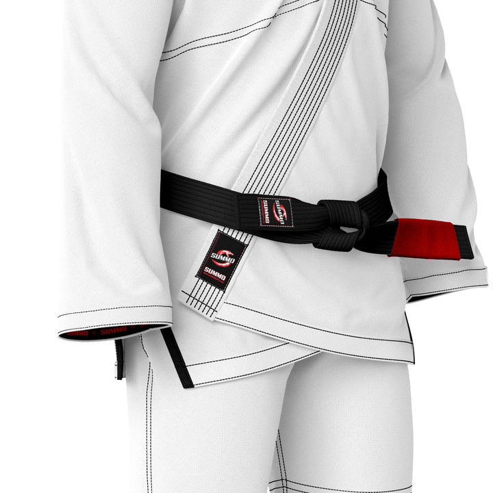 Custom Name/Logo White Brazilian Jiu Jitsu Gi (BJJ GI) - Summo Sports