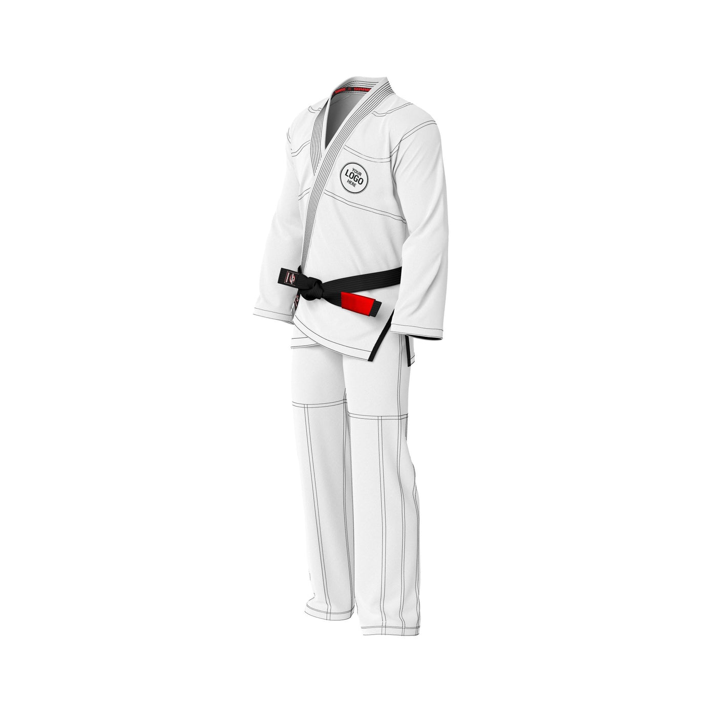 Custom Name/Logo White Brazilian Jiu Jitsu Gi (BJJ GI) - Summo Sports