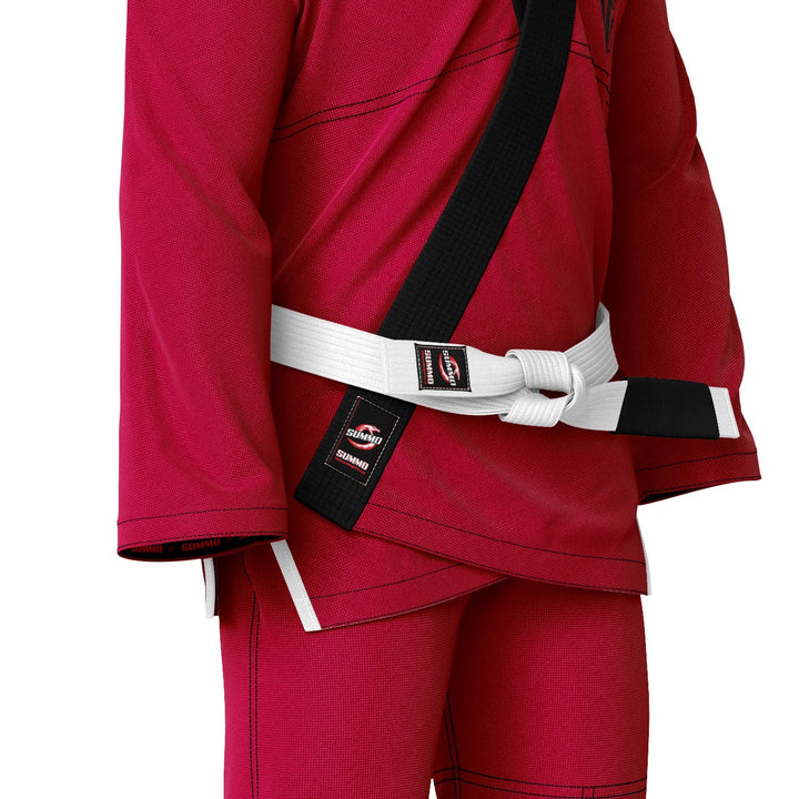 Defender Red Sublimation Brazilian Jiu Jitsu Gi (BJJ GI) - Summo Sports