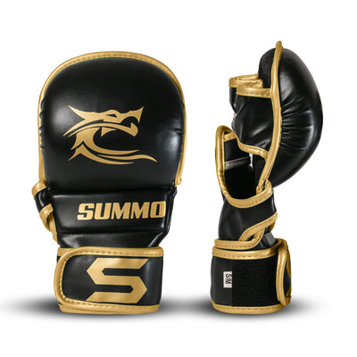 Dragon Gold MMA Sparring Gloves - Summo Sports