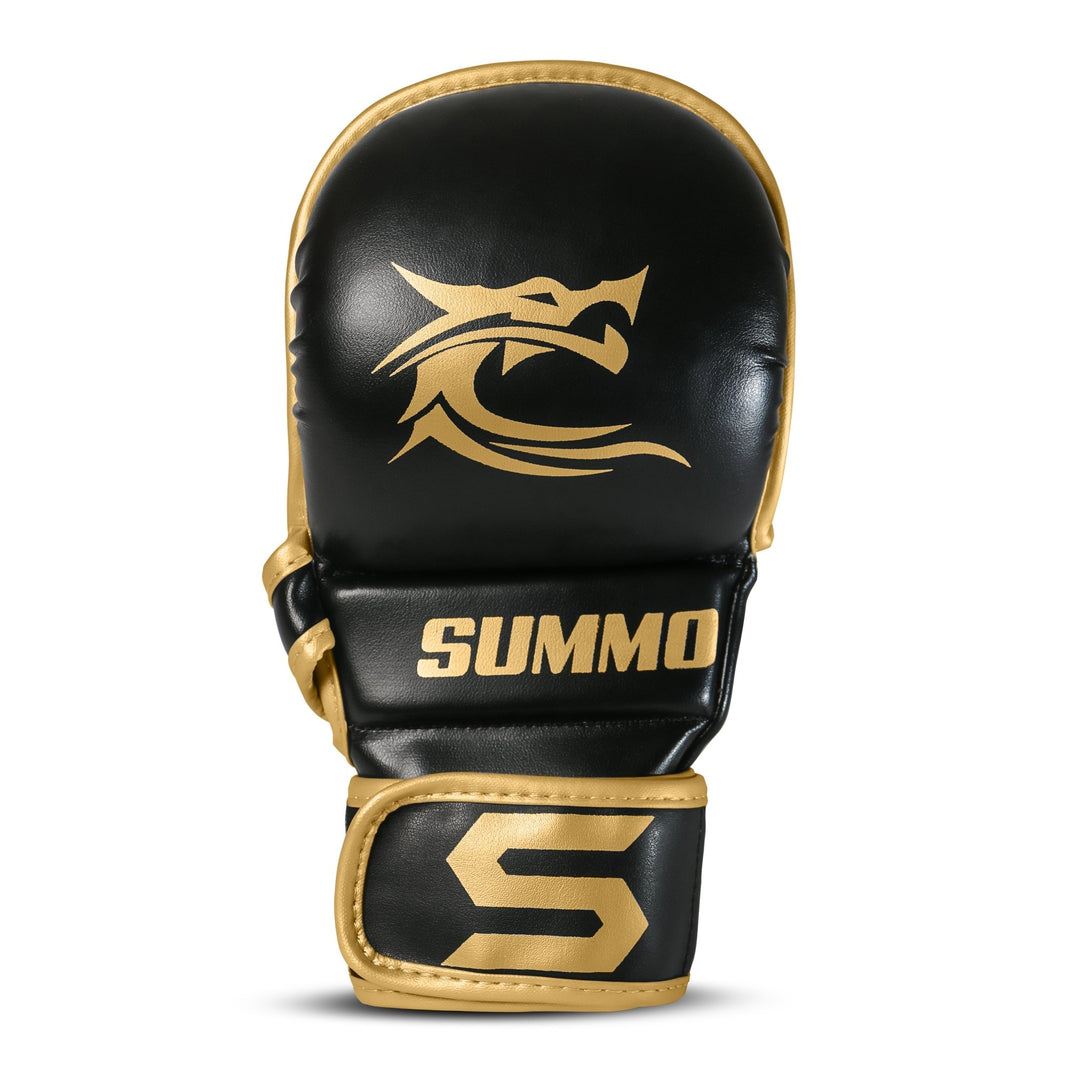 Dragon Gold MMA Sparring Gloves - Summo Sports