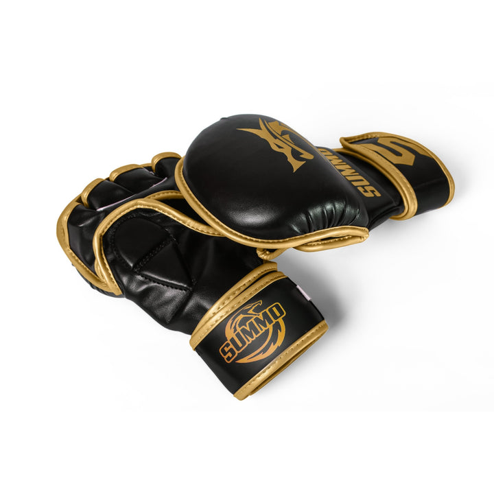 Dragon Gold MMA Sparring Gloves - Summo Sports