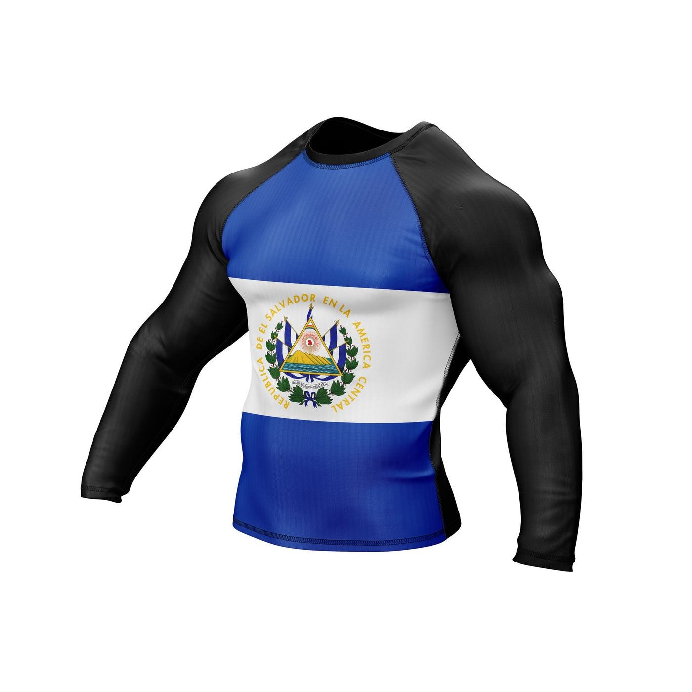 El Salvador Patriotic Rash Guard For Men/Women - Summo Sports
