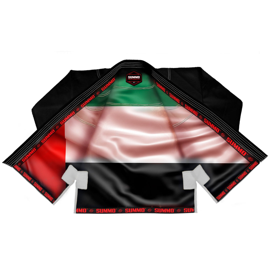 Emirati Black Sublimation Brazilian Jiu Jitsu Gi (BJJ GI) - Summo Sports