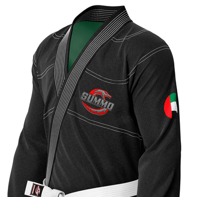 Emirati Black Sublimation Brazilian Jiu Jitsu Gi (BJJ GI) - Summo Sports