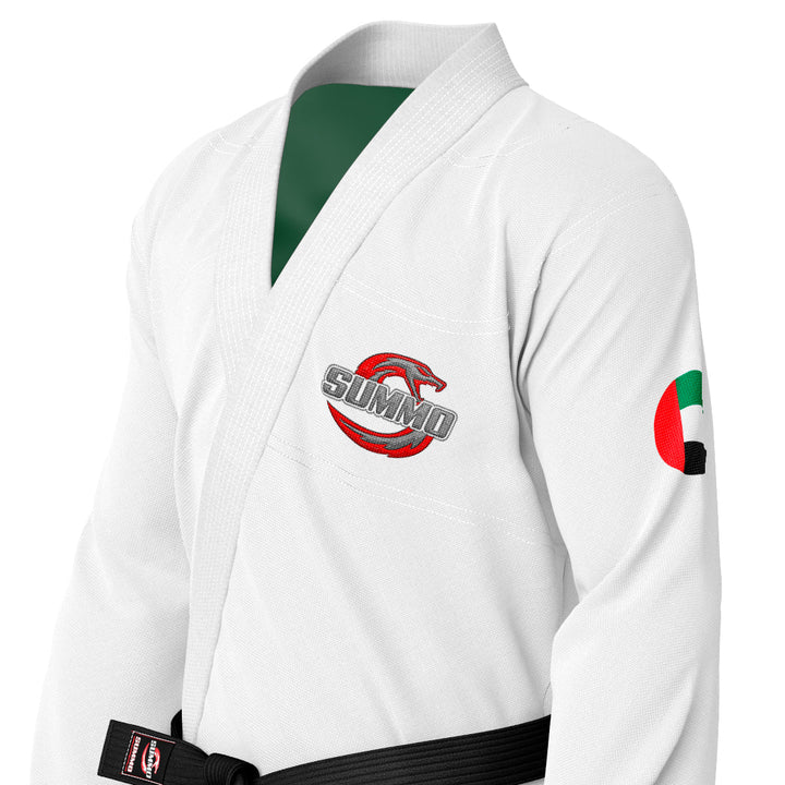 Emirati White Sublimation Brazilian Jiu Jitsu Gi (BJJ GI) - Summo Sports