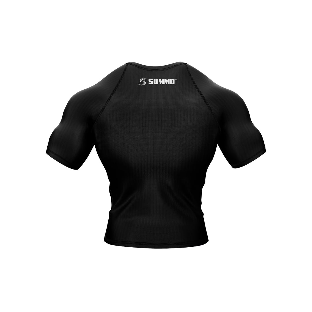 Exclusive Custom Black Rashguard / Compression Top - Summo Sports