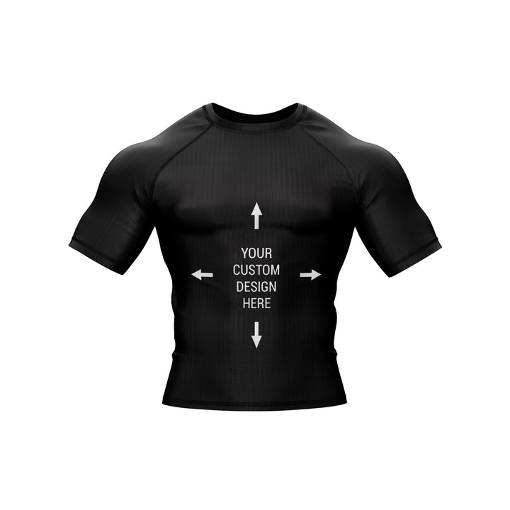 Exclusive Custom Black Rashguard / Compression Top - Summo Sports