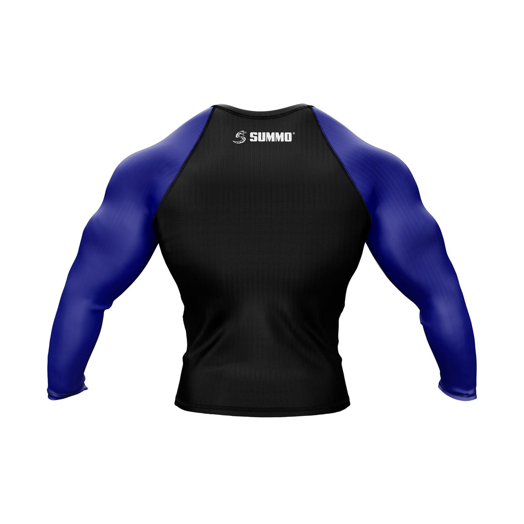 Exclusive Custom Blue Rashguard / Compression Top - Summo Sports