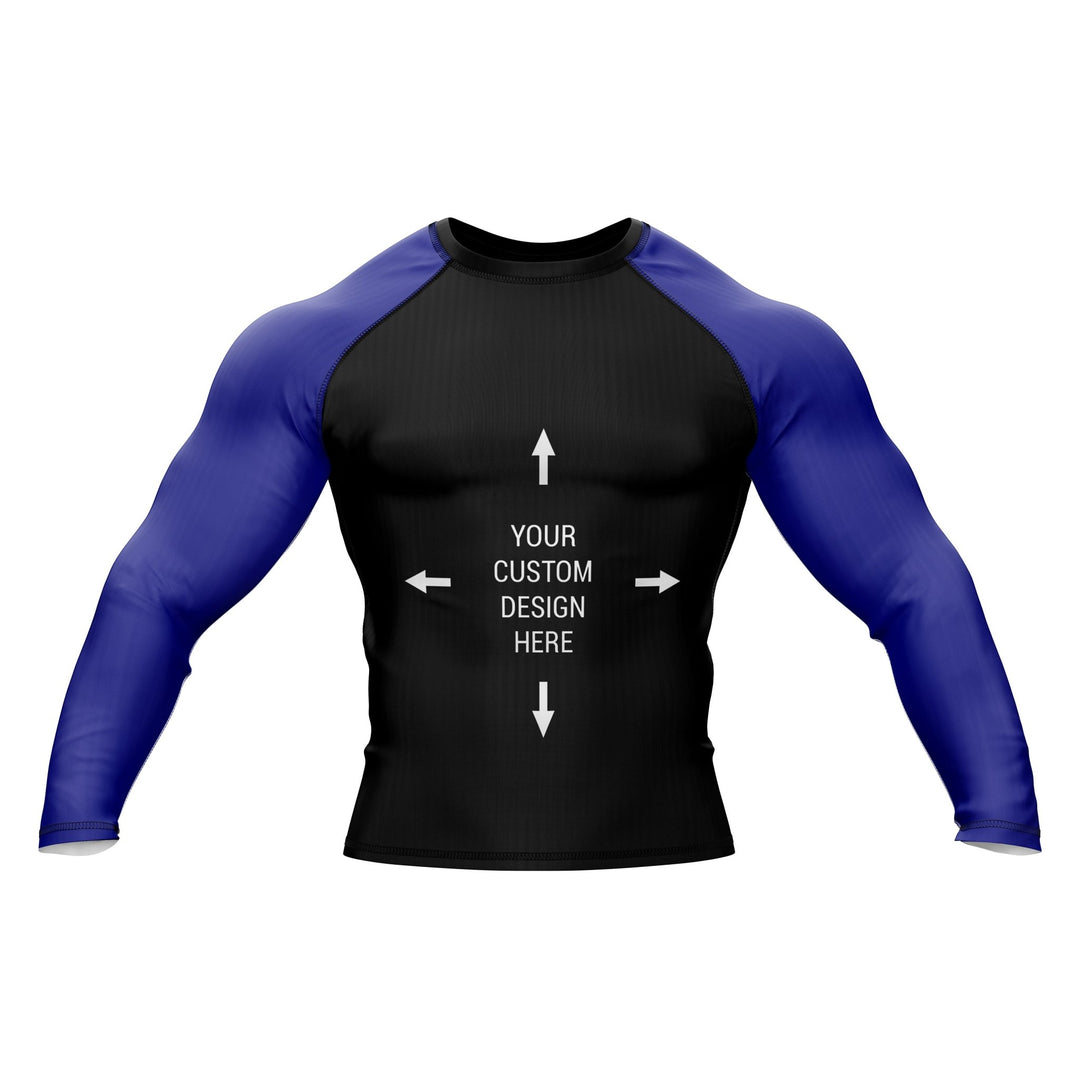 Exclusive Custom Blue Rashguard / Compression Top - Summo Sports