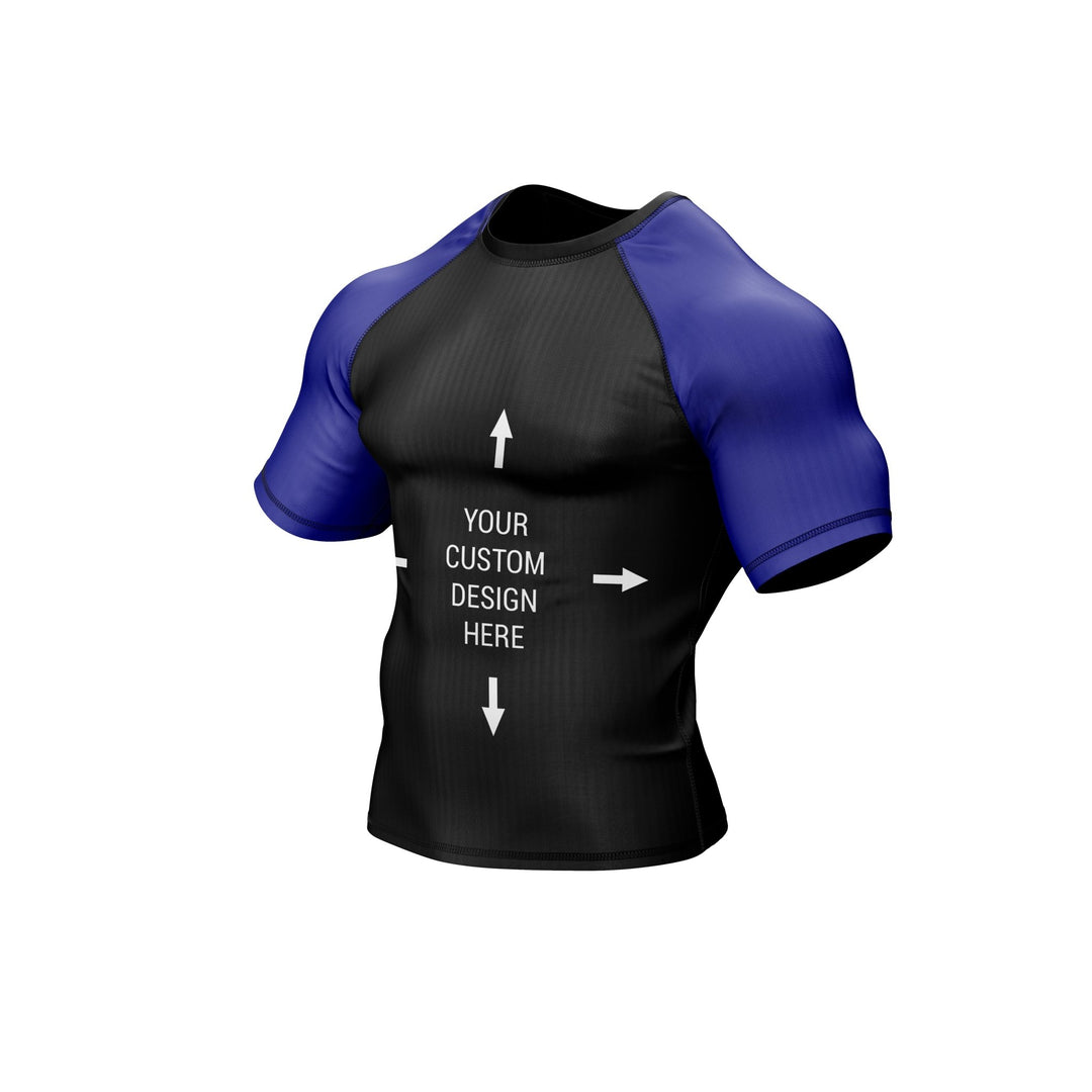 Exclusive Custom Blue Rashguard / Compression Top - Summo Sports