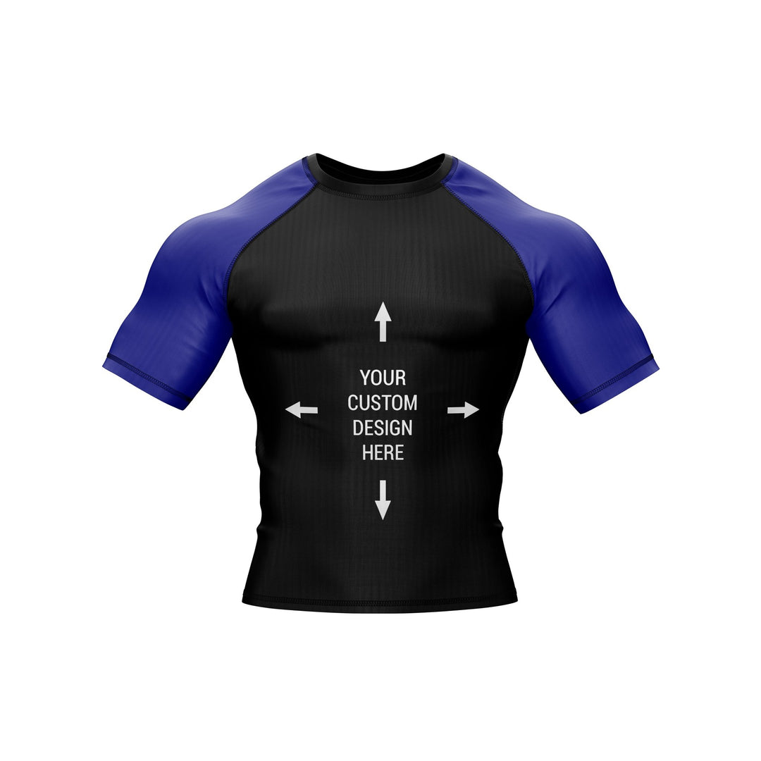 Exclusive Custom Blue Rashguard / Compression Top - Summo Sports