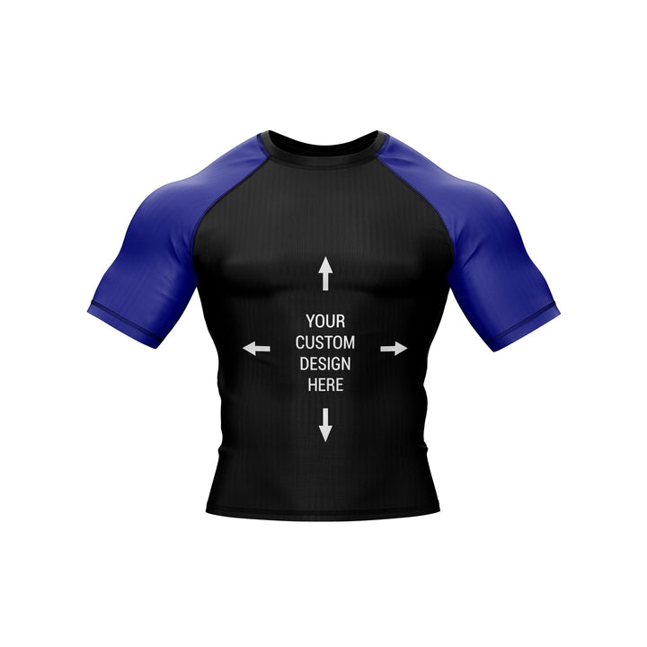 Exclusive Custom Blue Rashguard / Compression Top - Summo Sports