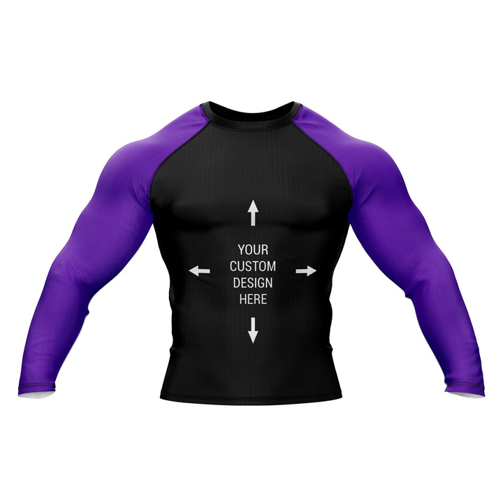 Exclusive Custom Purple Rashguard / Compression Top - Summo Sports