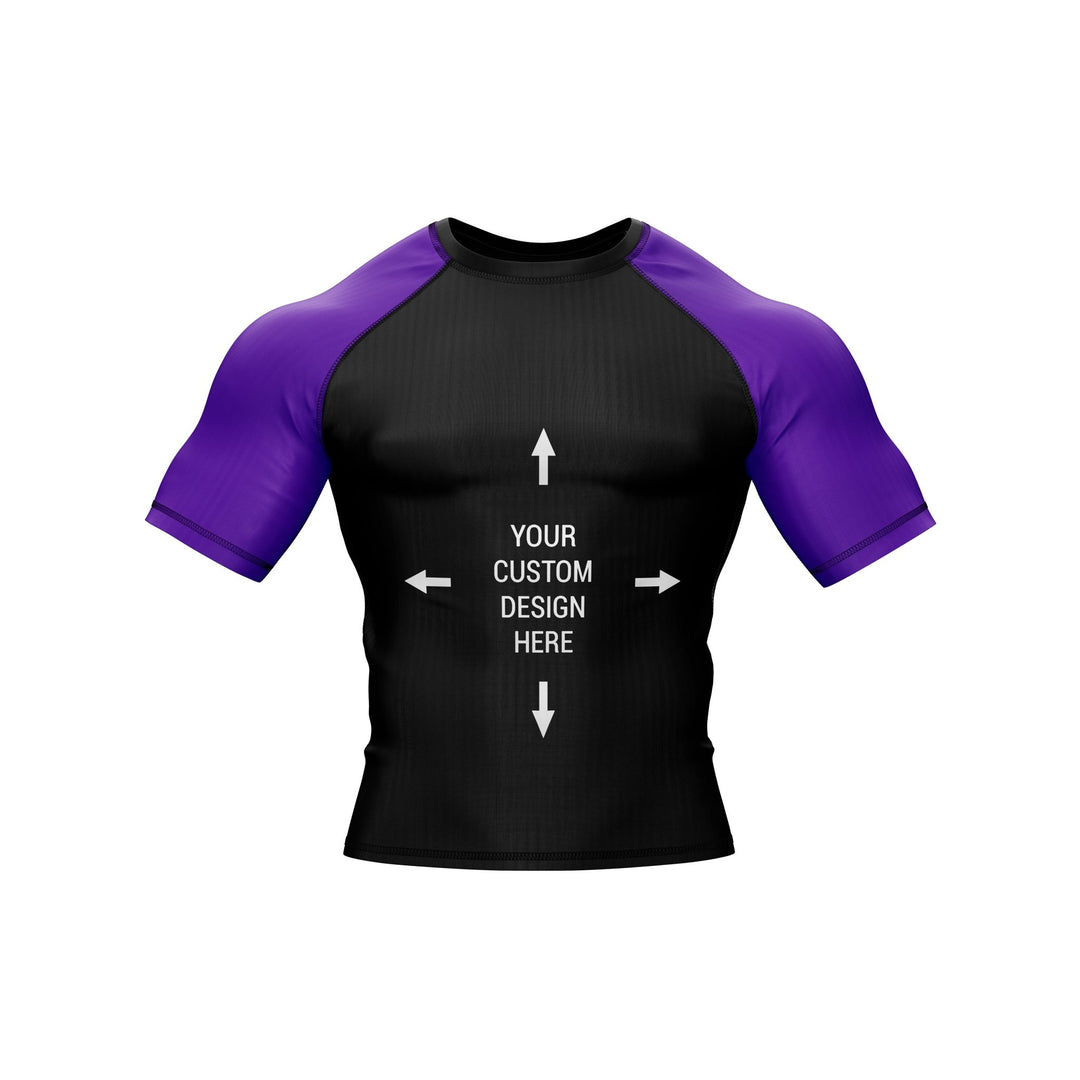 Exclusive Custom Purple Rashguard / Compression Top - Summo Sports