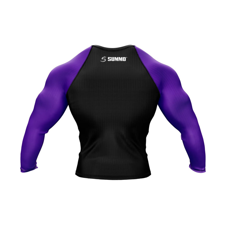 Exclusive Custom Purple Rashguard / Compression Top - Summo Sports