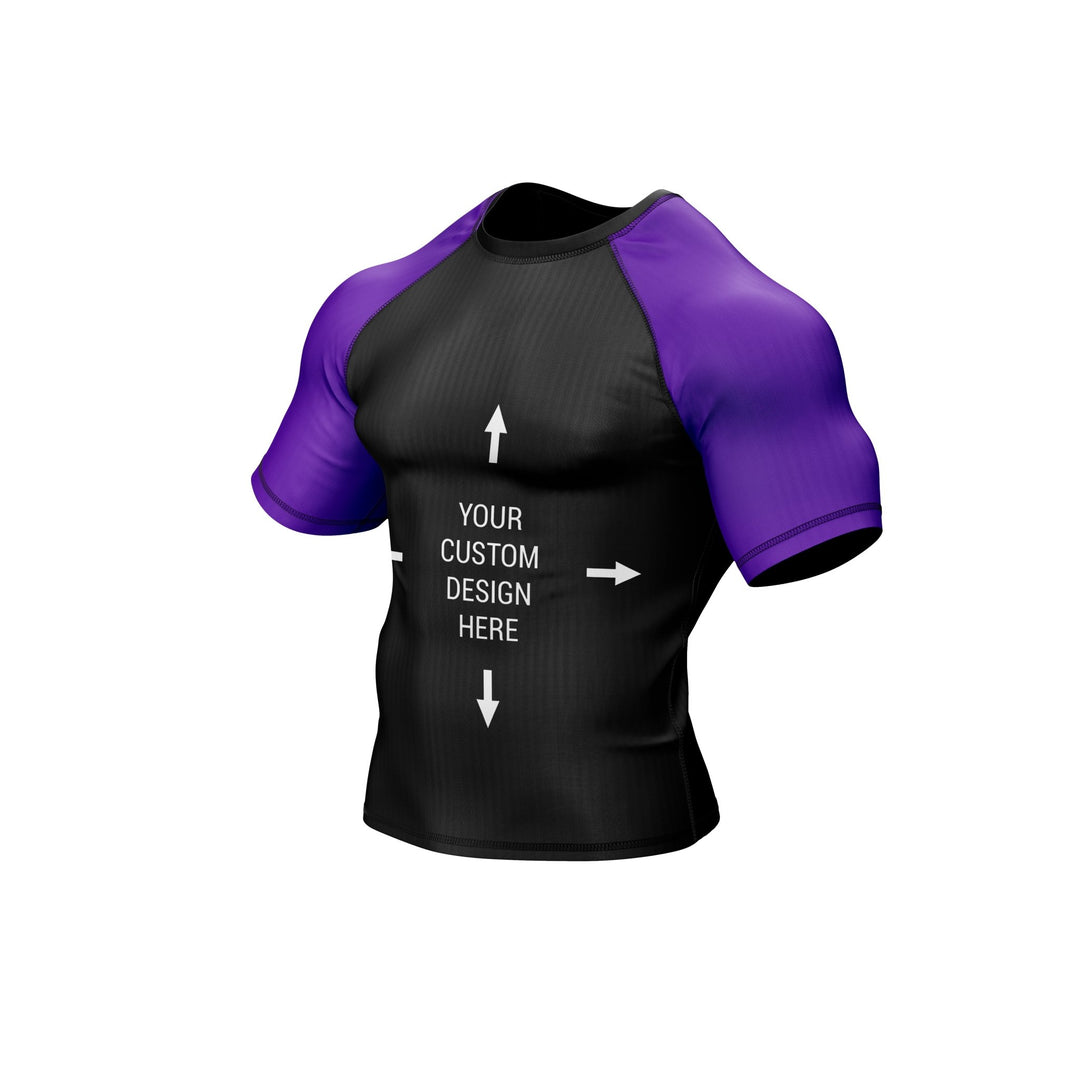 Exclusive Custom Purple Rashguard / Compression Top - Summo Sports