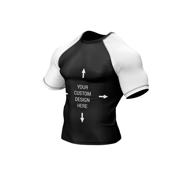 Exclusive Custom White Rashguard / Compression Top - Summo Sports